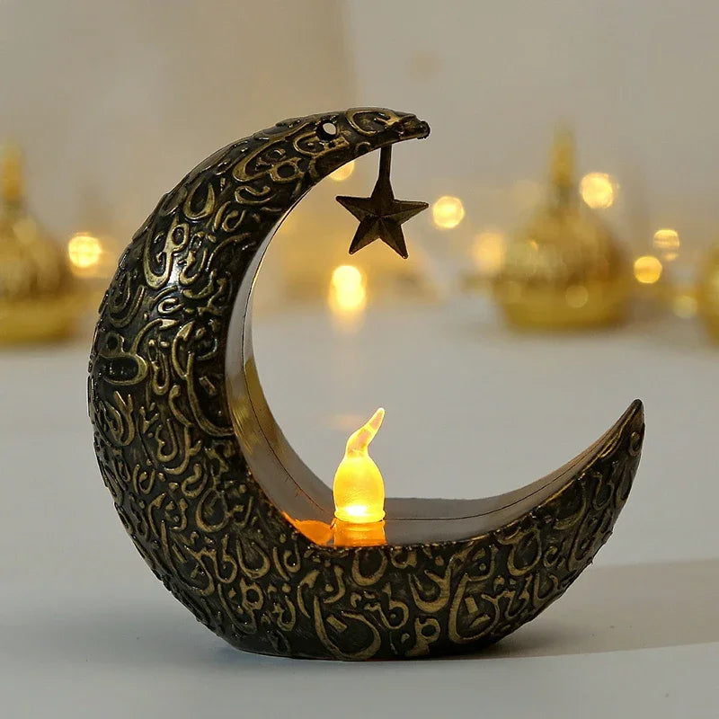 Candle Holder Middle East Style Star Moon