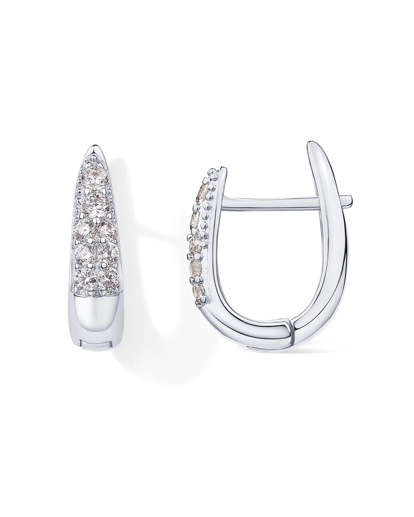 925 Sterling
Cubic Zirconia Hoops