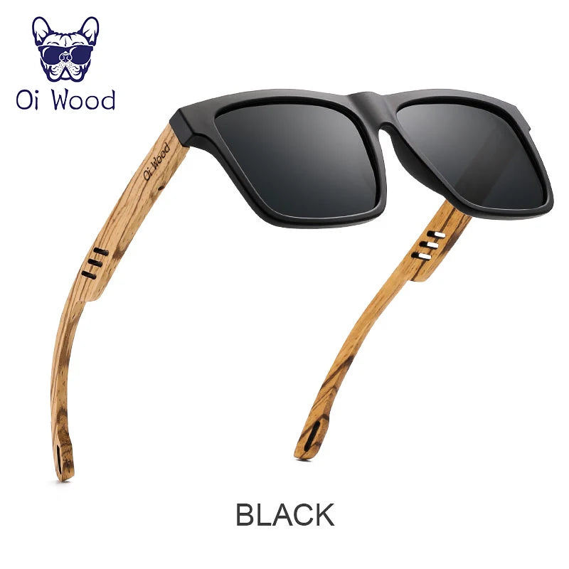 Oi Wood New High Quality Square Sunglasses For Men