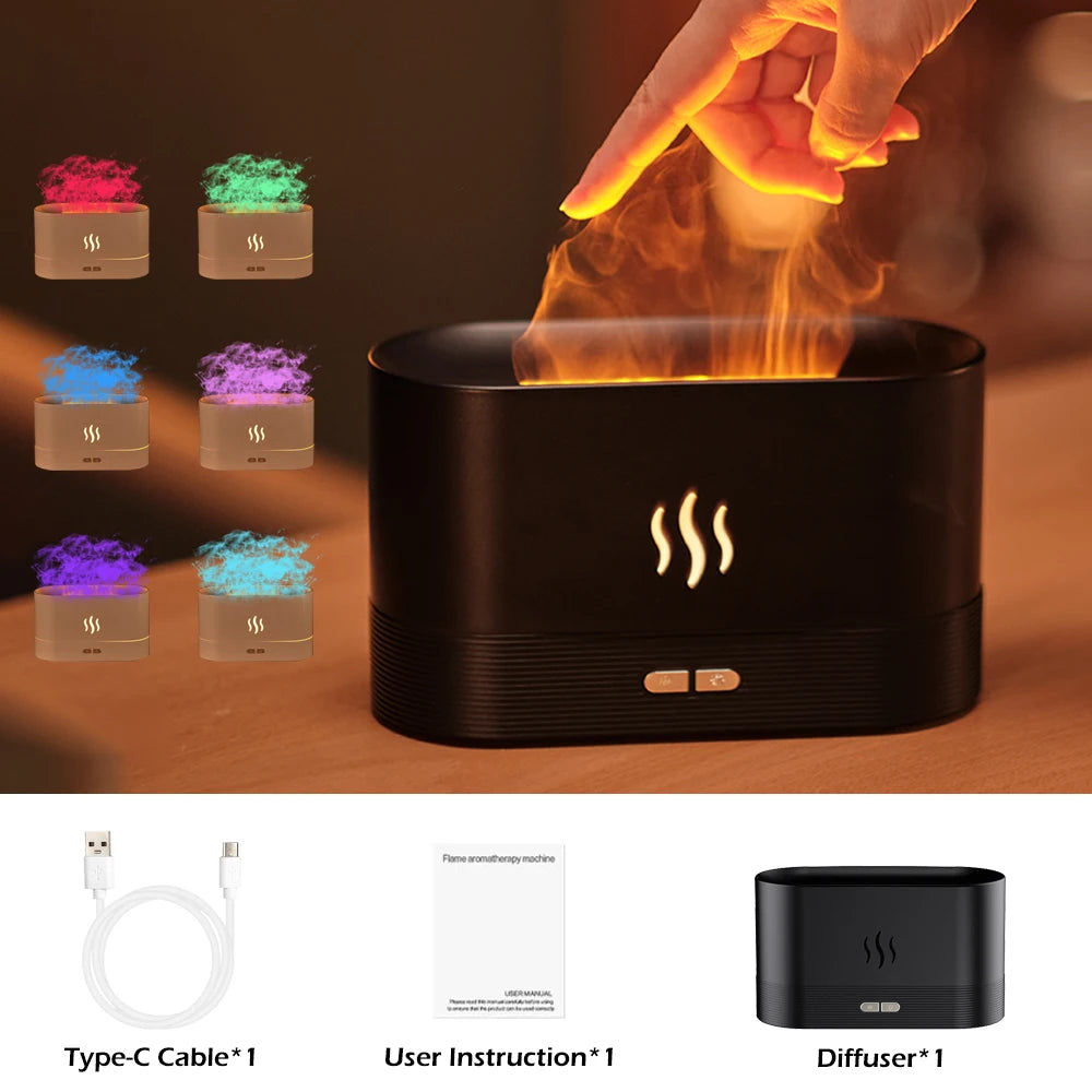 Simulation Colorful Flame Fragrance Essential Oil