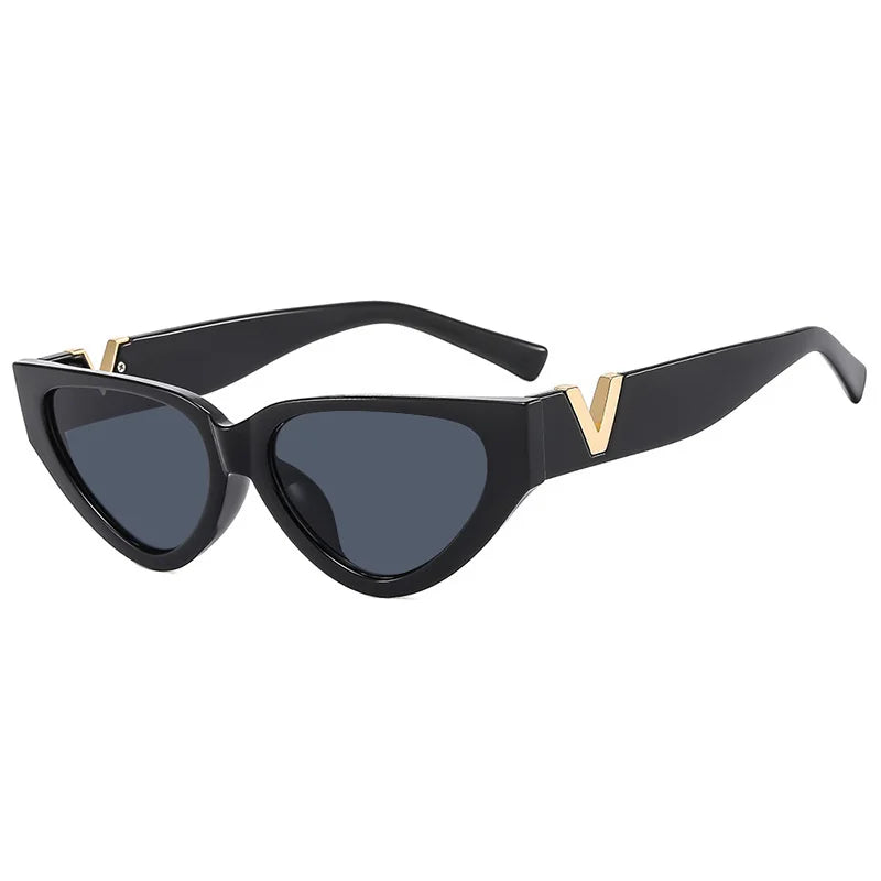 Luxury vintage cat eye sunglasses