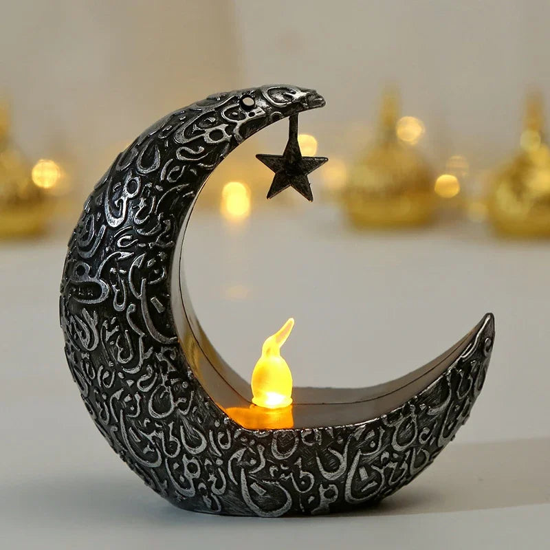 Candle Holder Middle East Style Star Moon