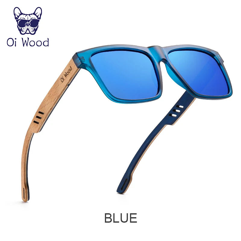 Oi Wood New High Quality Square Sunglasses For Men