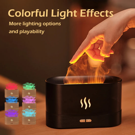 Simulation Colorful Flame Fragrance Essential Oil