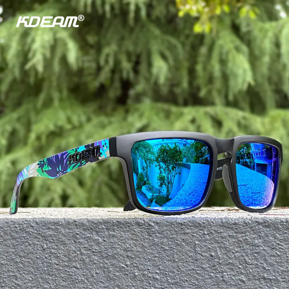 KDEAM Unisex Square Sunglasses Polarized