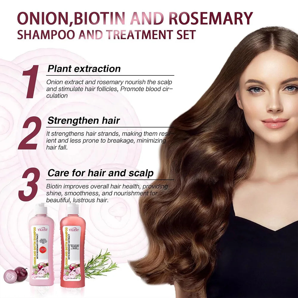 Hair Shampoo For Fast Hair Growth Rosemary Onion Hair Regrowth Shampoo Anti Hair Loss