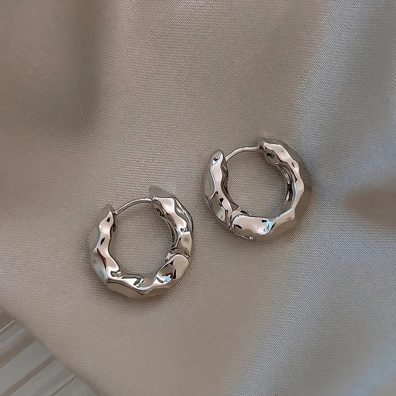 925 Sterling Silver Circle Earrings