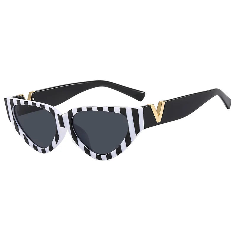 Luxury vintage cat eye sunglasses