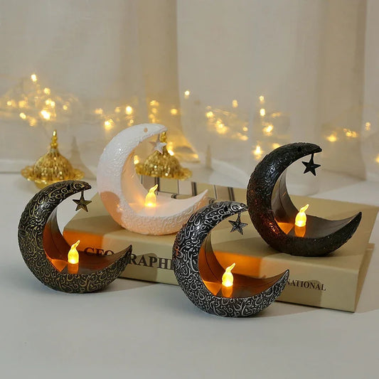 Candle Holder Middle East Style Star Moon