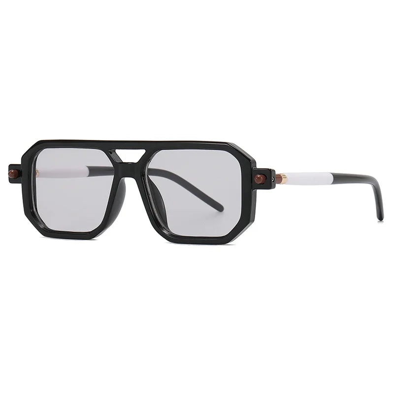 Retro Fashion Square Frame Sunglasses For Men